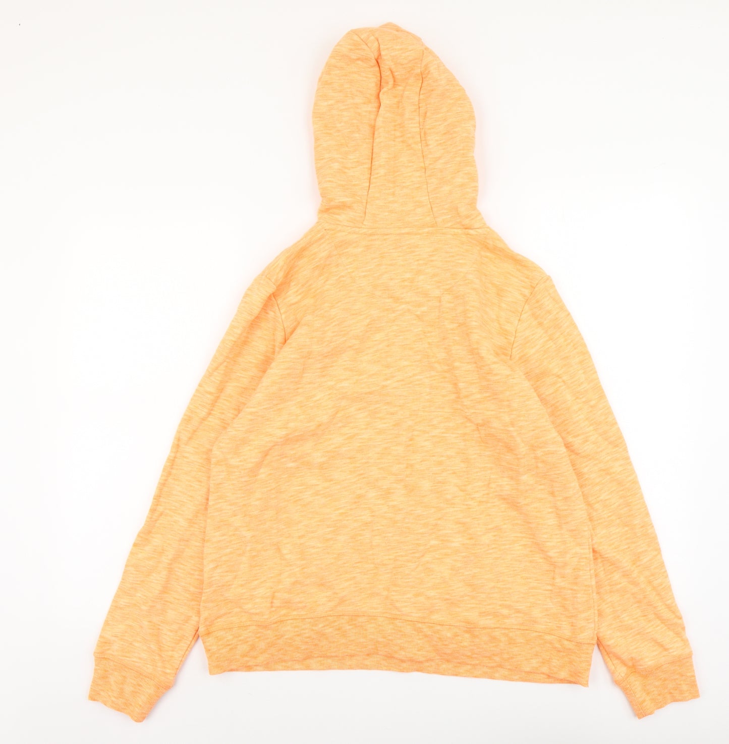 Crew Clothing Womens Orange Cotton Pullover Hoodie Size 14 Pullover