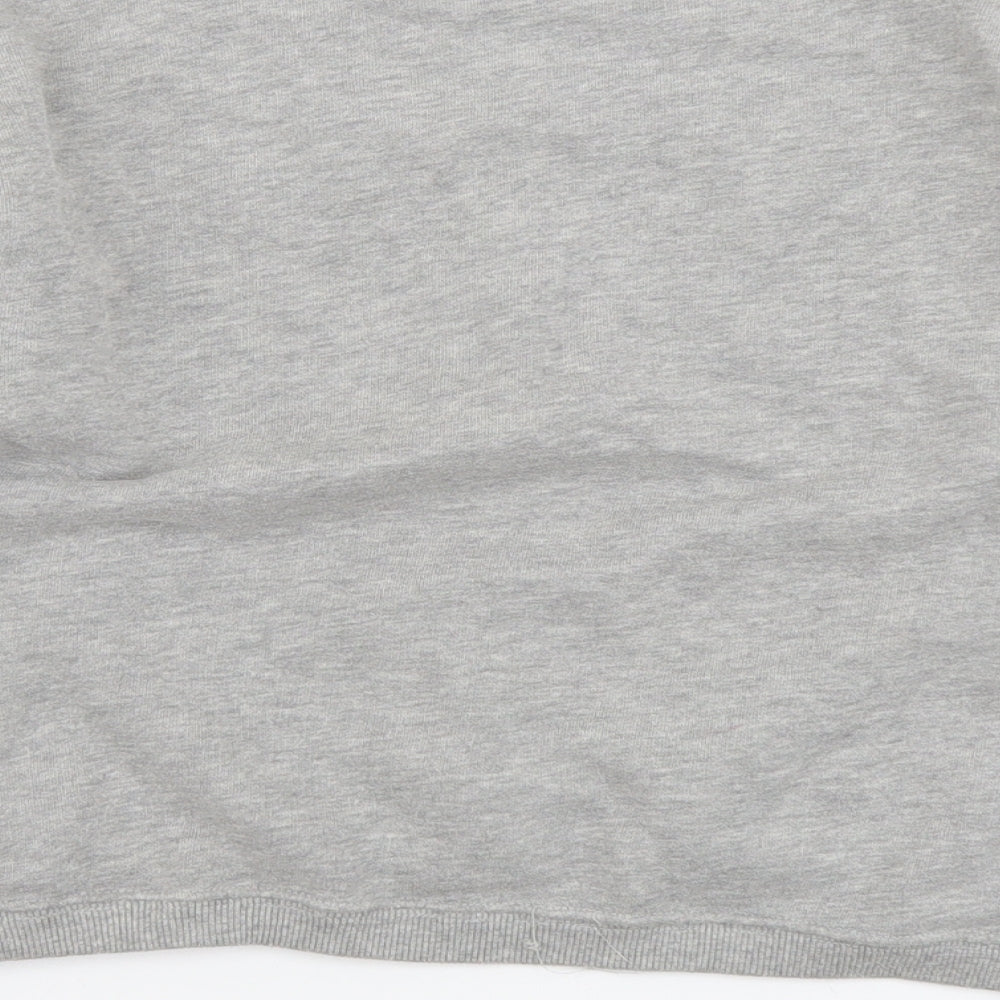 Zara Girls Grey Cotton Pullover Sweatshirt Size 9 Years Pullover - Together