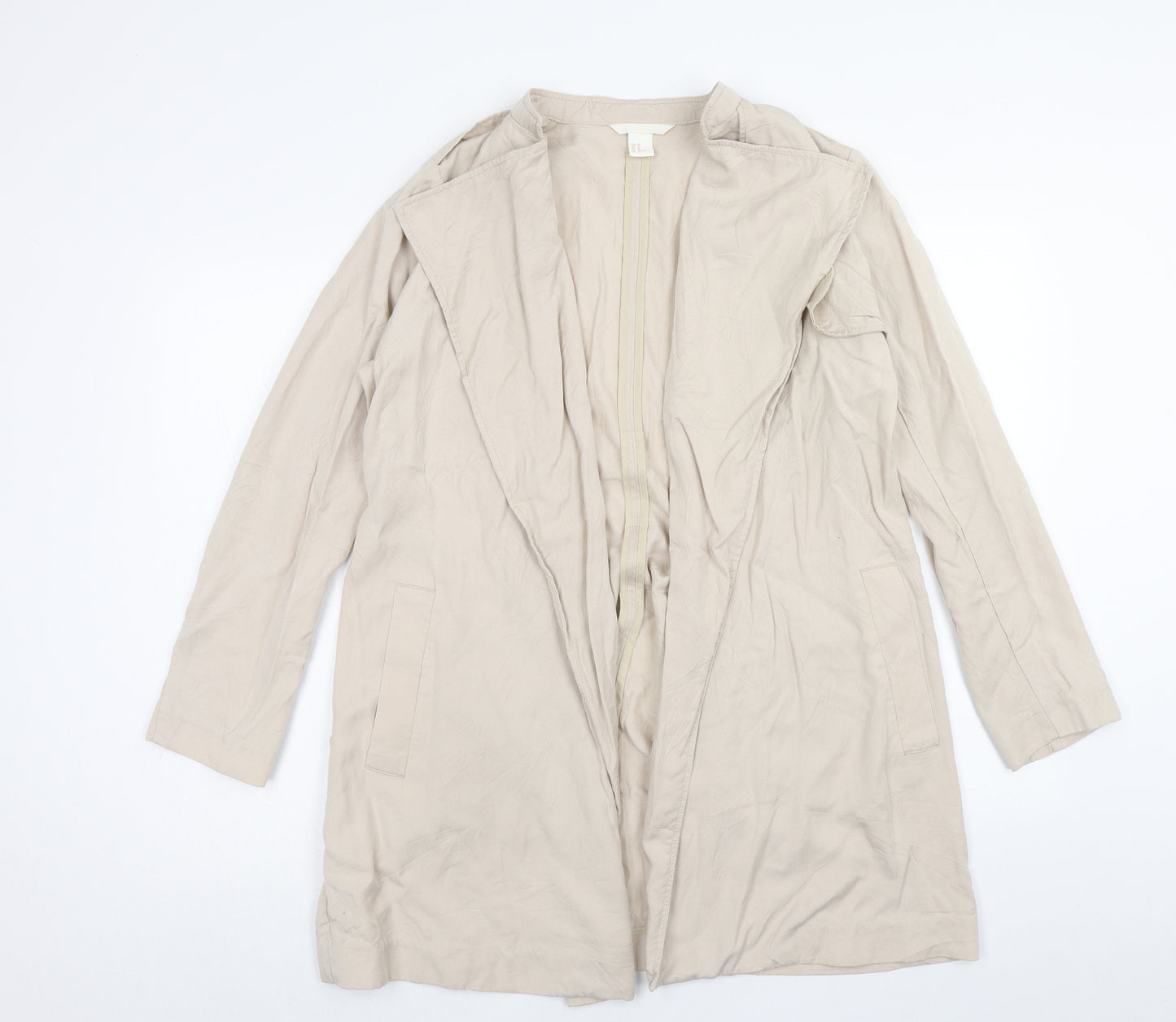 H&M Womens Beige Jacket Size 12