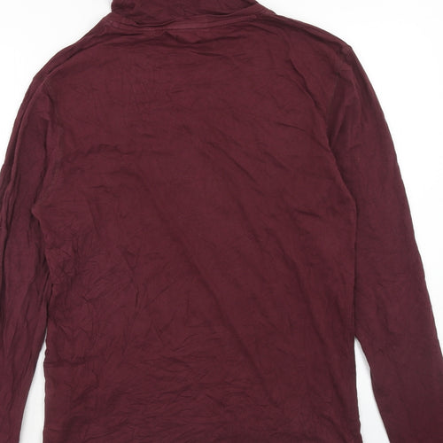 Brave Soul Mens Red Cotton Pullover Hoodie Size M