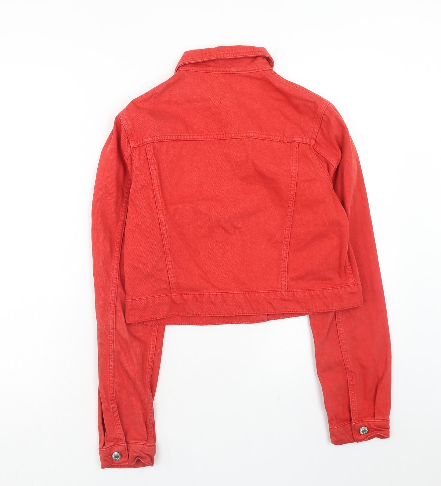 F&F Girls Red Jacket Size 14-15 Years Button