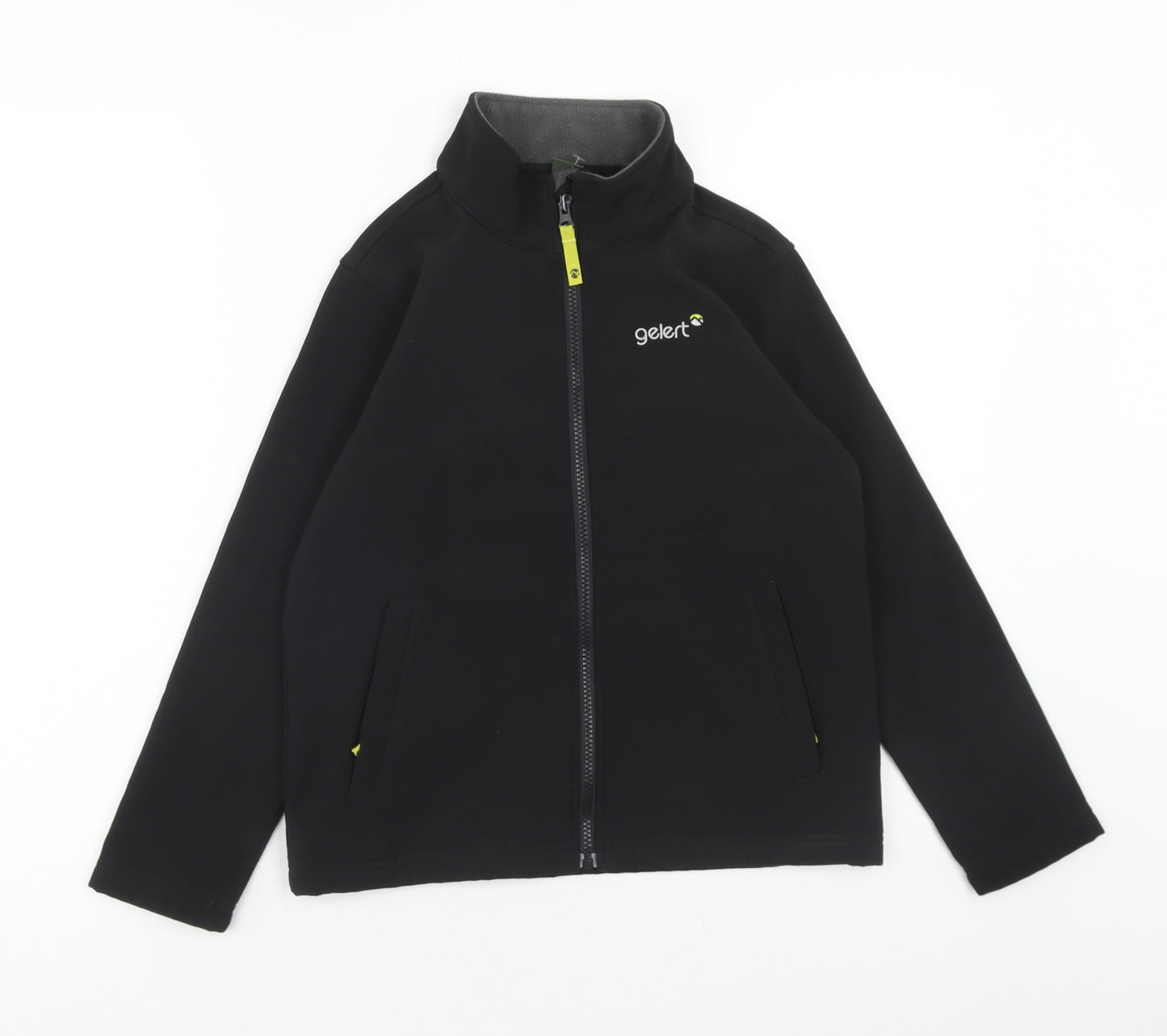 Gelert Boys Black Jacket Size 9-10 Years Zip