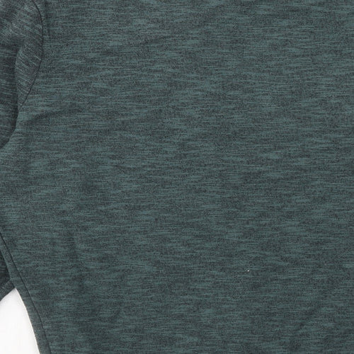 River Island Mens Green Cotton Pullover Sweatshirt Size S