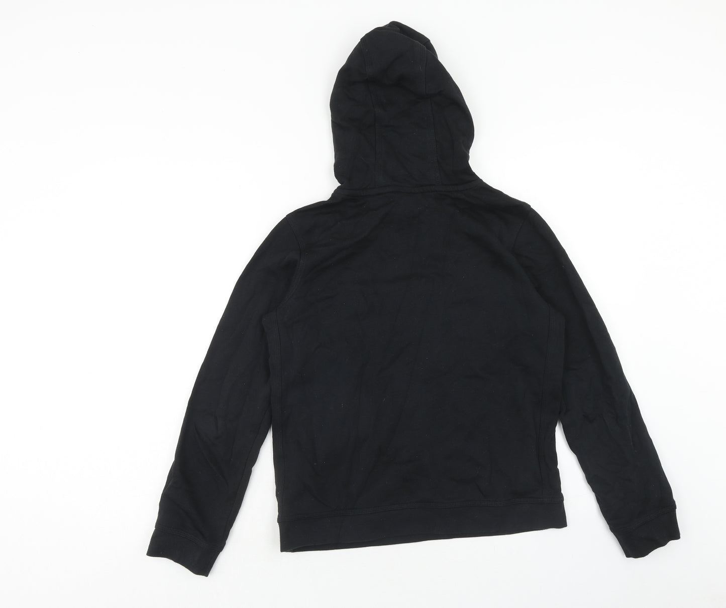 Nike Boys Black Cotton Pullover Hoodie Size 10-11 Years Pullover - 10-12 Years