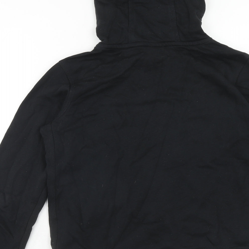 Nike Boys Black Cotton Pullover Hoodie Size 10-11 Years Pullover - 10-12 Years