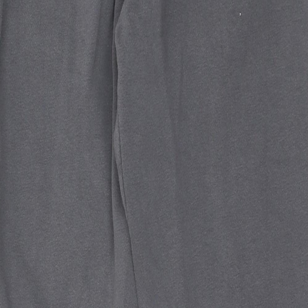 Nike Mens Grey Cotton Sweatpants Trousers Size M Regular Drawstring