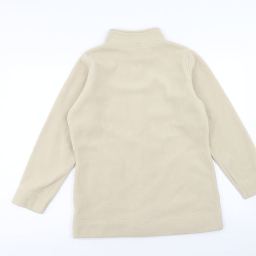 EWM Womens Beige Jacket Size S Zip