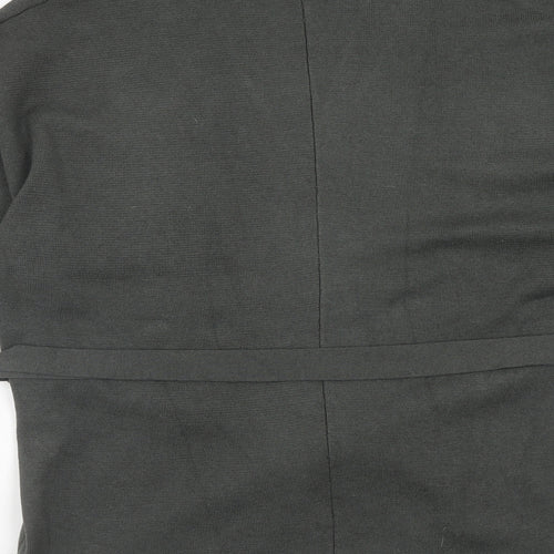Primark Womens Grey V-Neck Polyester Cardigan Jumper Size S - Size 10-12