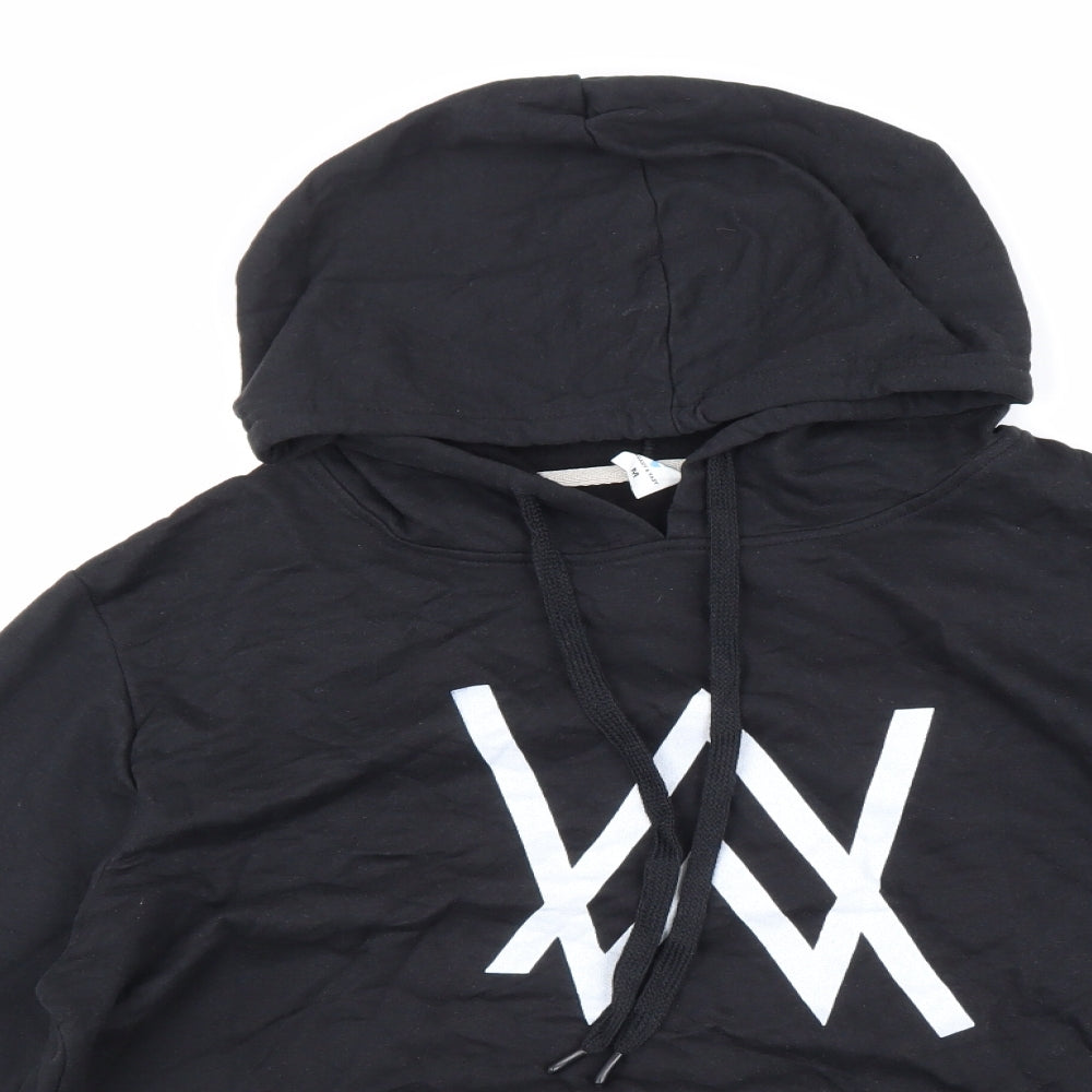 Agary & Easy Mens Black Cotton Pullover Hoodie Size M