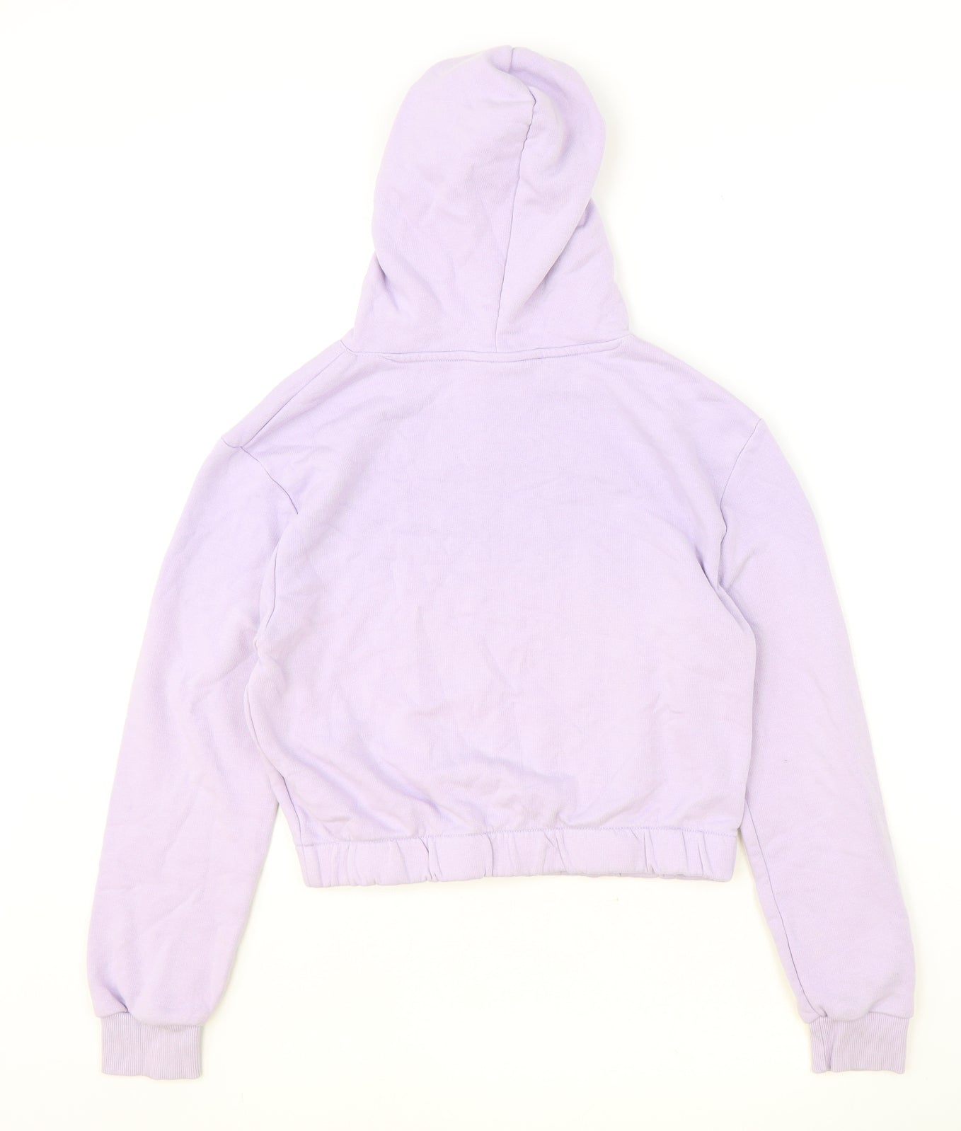 H&M Girls Purple Cotton Pullover Hoodie Size 11-12 Years Pullover