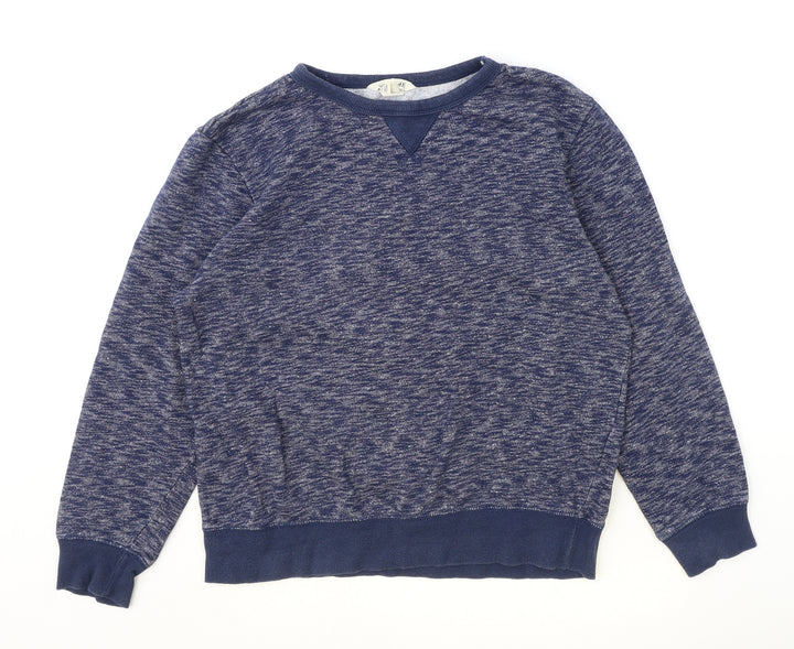 H&M Girls Blue Cotton Pullover Sweatshirt Size 13-14 Years Pullover