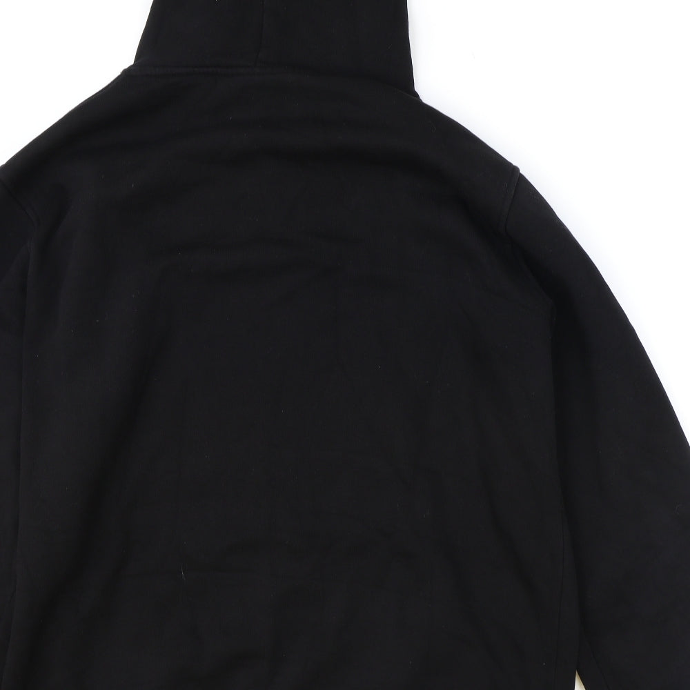 NICCE Womens Black Cotton Pullover Hoodie Size XL Pullover