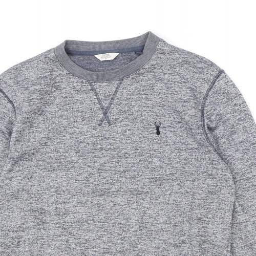 NEXT Mens Blue Cotton Pullover Sweatshirt Size S
