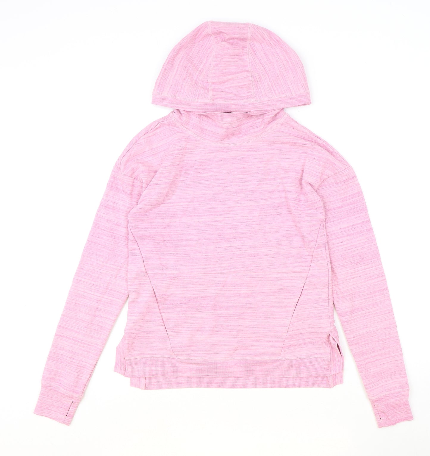 Atheletic Girls Pink Cotton Pullover Hoodie Size XL Pullover
