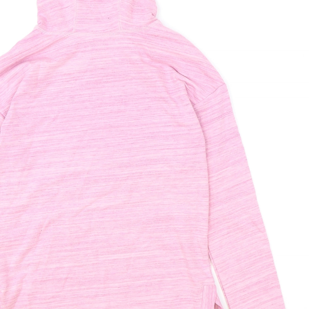 Atheletic Girls Pink Cotton Pullover Hoodie Size XL Pullover