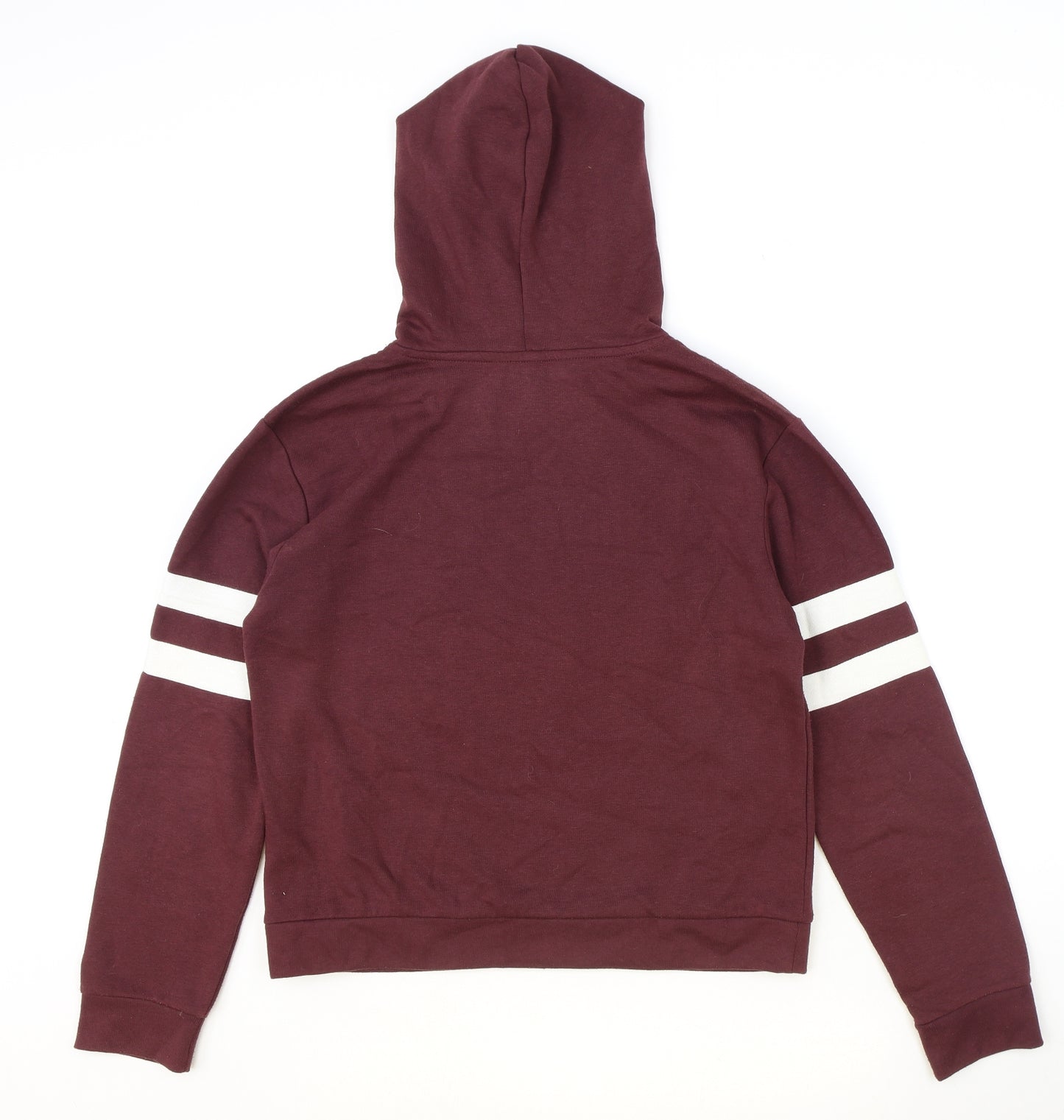 New Look Girls Red Polyester Pullover Hoodie Size 14-15 Years Pullover