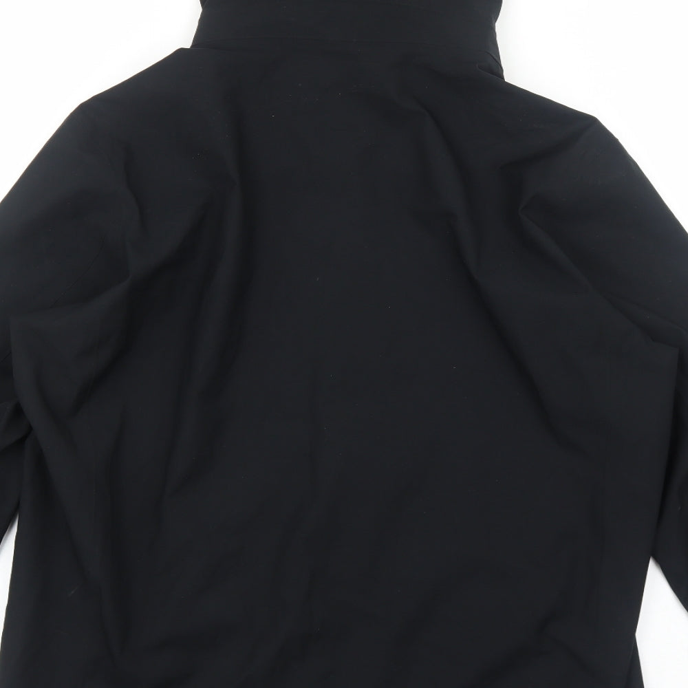 Uniqlo Mens Black Windbreaker Jacket Size L Zip