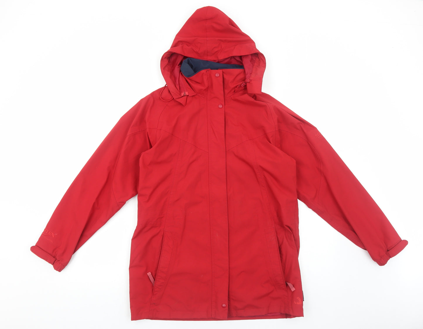 Regatta Womens Red Jacket Size 10 Zip