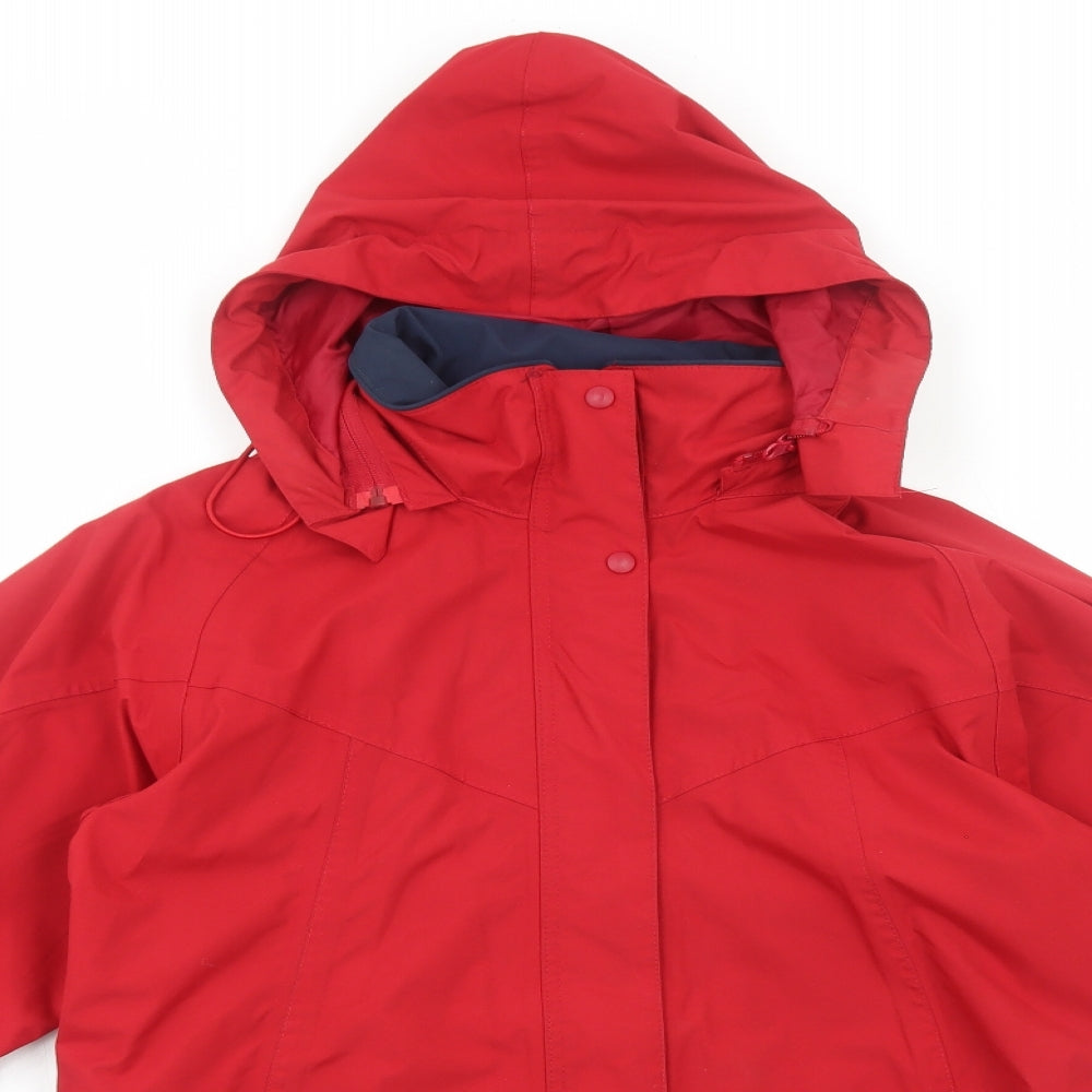 Regatta Womens Red Jacket Size 10 Zip