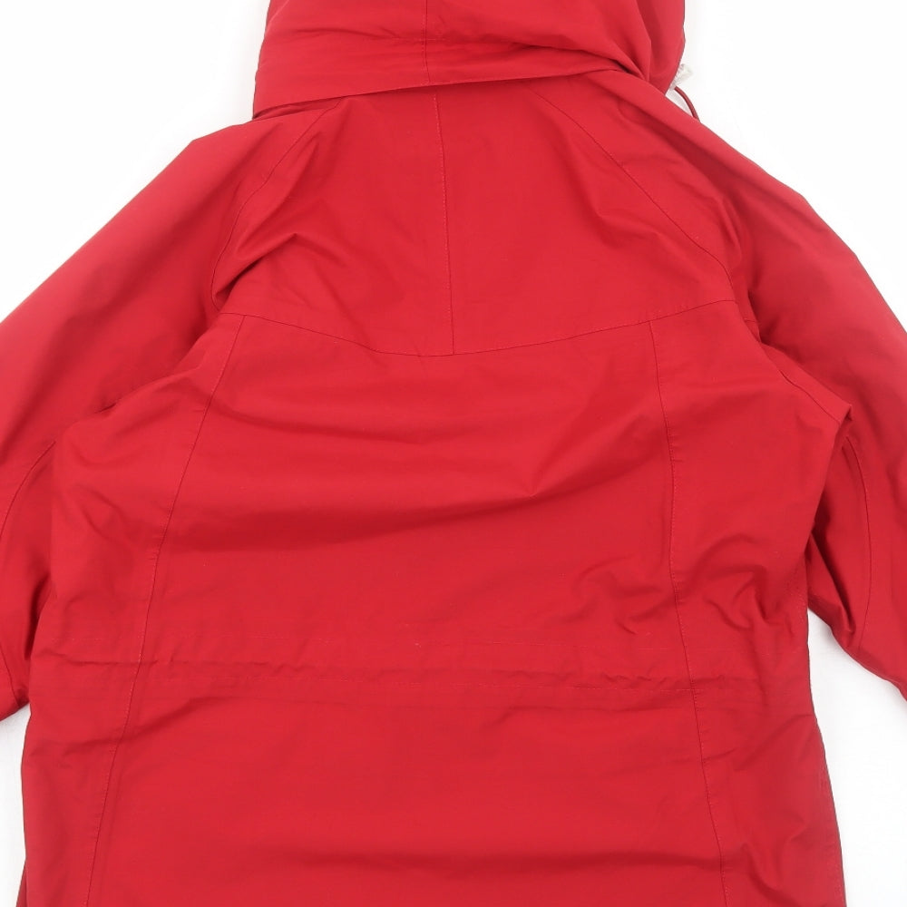 Regatta Womens Red Jacket Size 10 Zip
