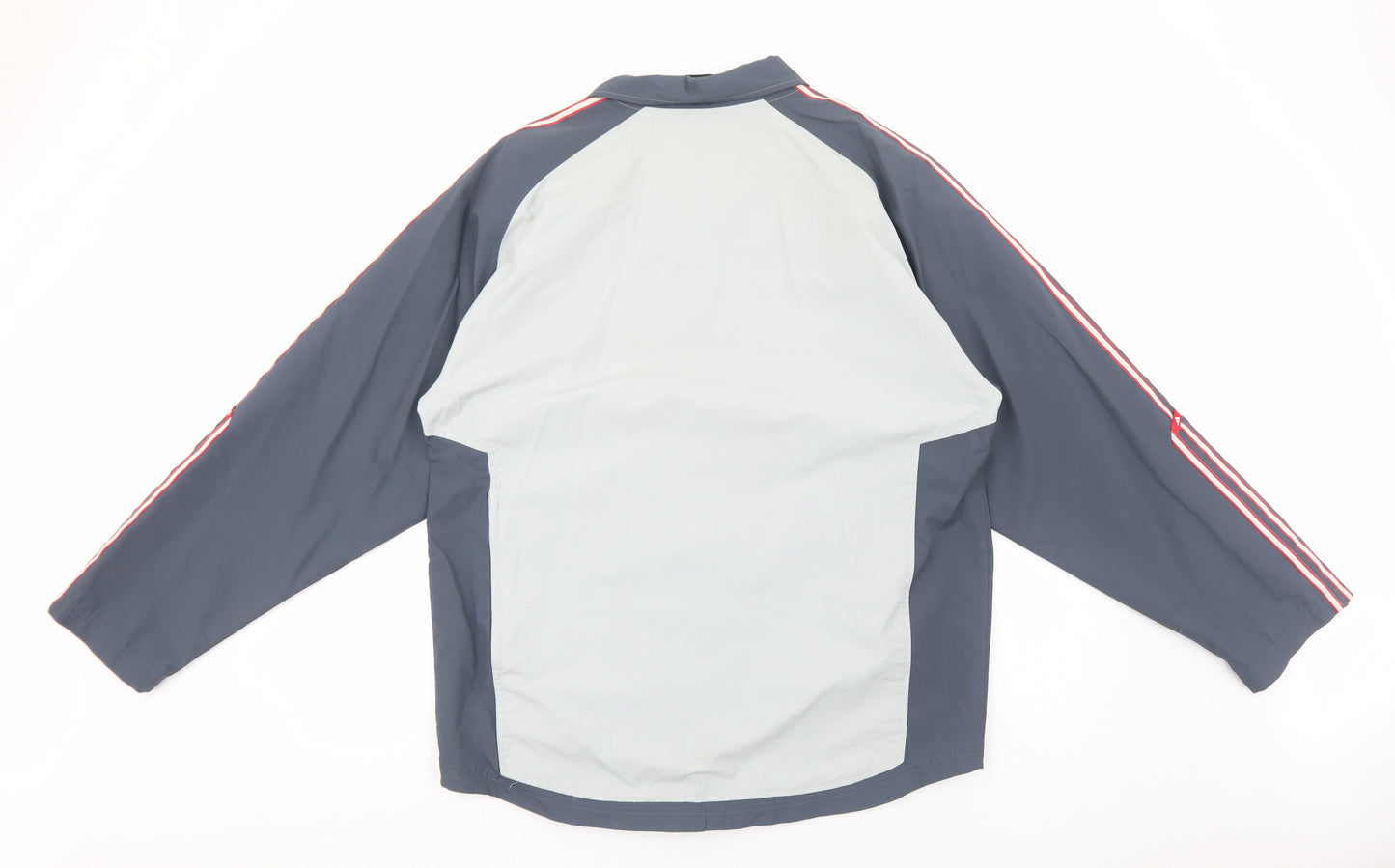 adidas Mens Grey Jacket Size M Zip