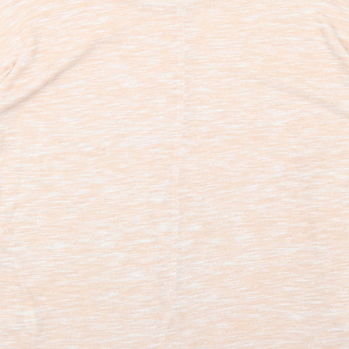 VERO MODA Womens Pink Polyester Basic T-Shirt Size XS Round Neck