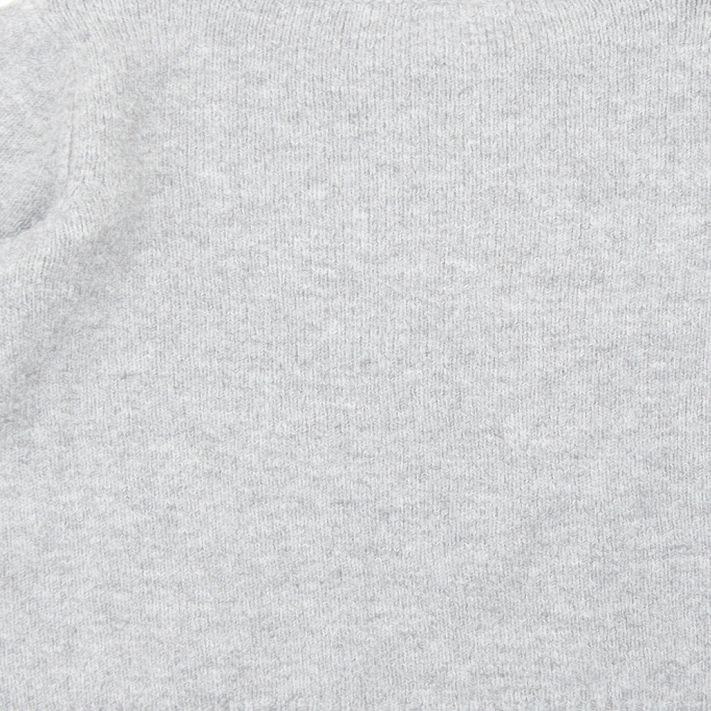 Cupcakes and Cashmere Womens Grey Round Neck Polyester Pullover Jumper Size M
