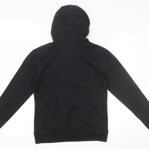 LA Gear Girls Black Polyester Pullover Hoodie Size 9-10 Years Pullover