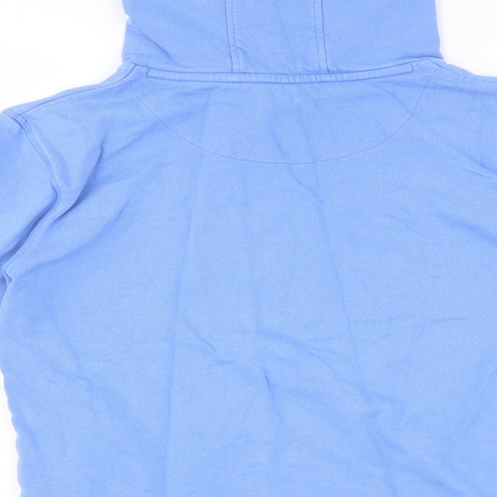 John Lewis Boys Blue 100% Cotton Pullover Hoodie Size 13 Years Pullover