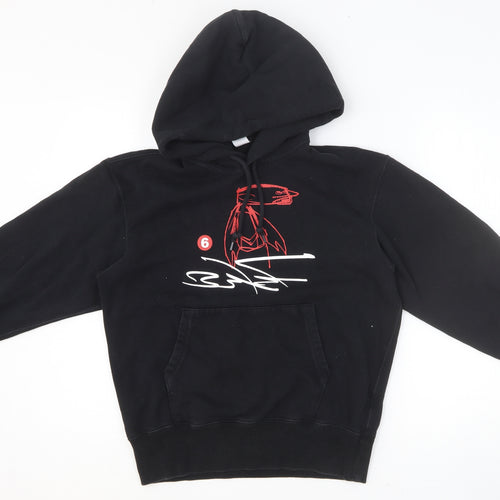 Preworn Womens Black Cotton Pullover Hoodie Size XS Pullover