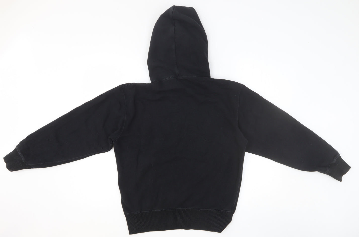 Preworn Womens Black Cotton Pullover Hoodie Size XS Pullover