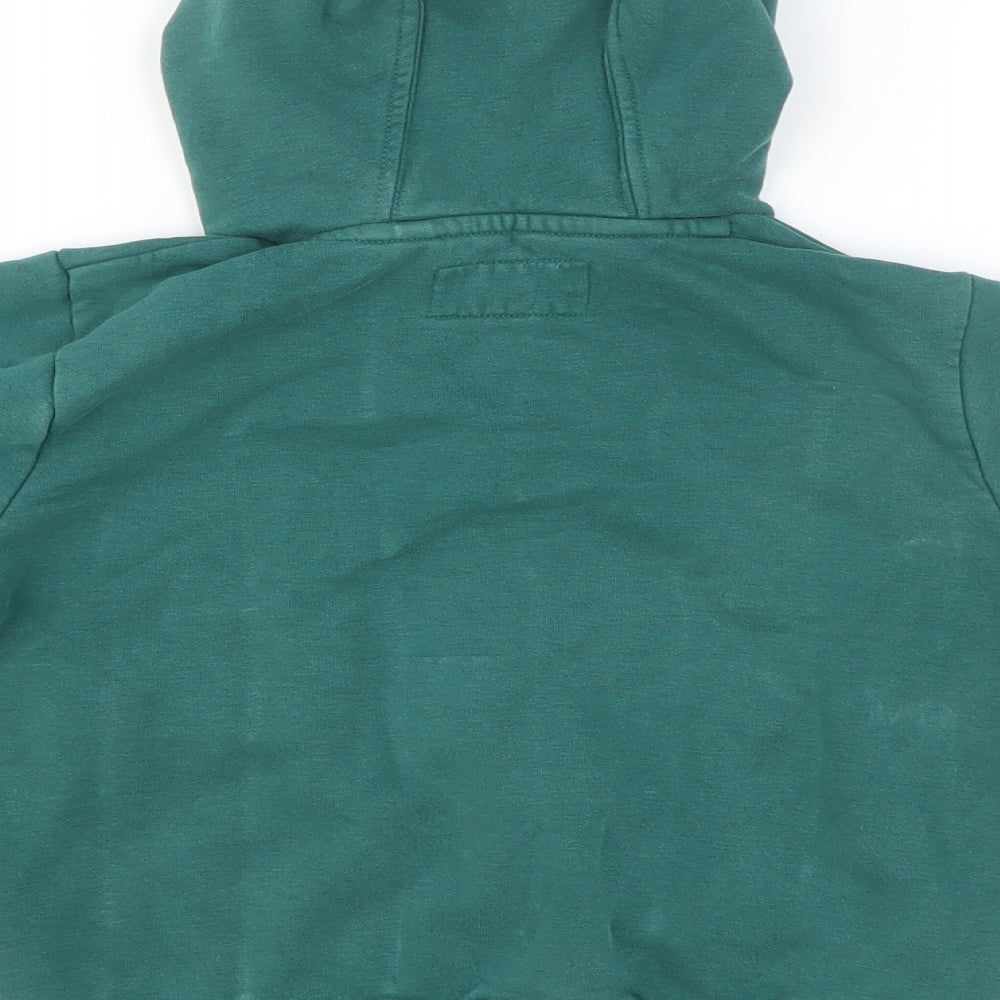 NEXT Boys Green Cotton Full Zip Hoodie Size 4 Years Pullover