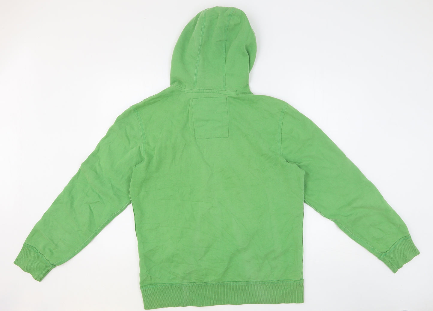 NEXT Mens Green Cotton Pullover Hoodie Size M