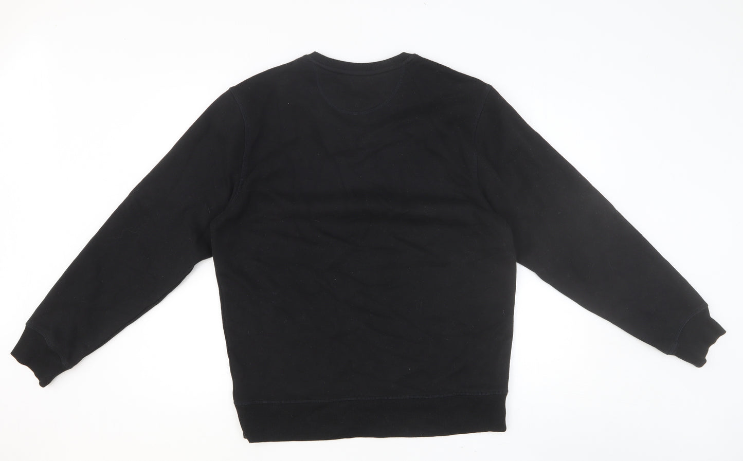 Amazon Womens Black Cotton Pullover Sweatshirt Size M Pullover