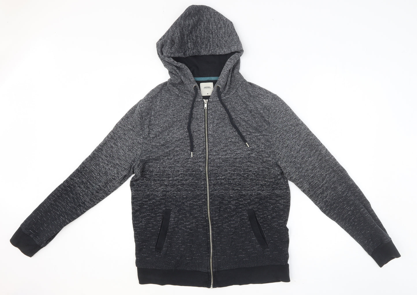 Burton Mens Grey Cotton Full Zip Hoodie Size M