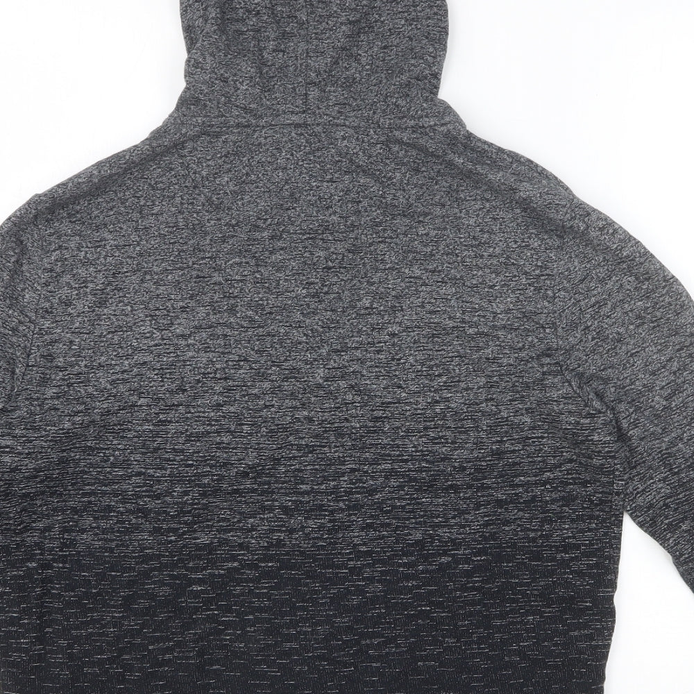 Burton Mens Grey Cotton Full Zip Hoodie Size M