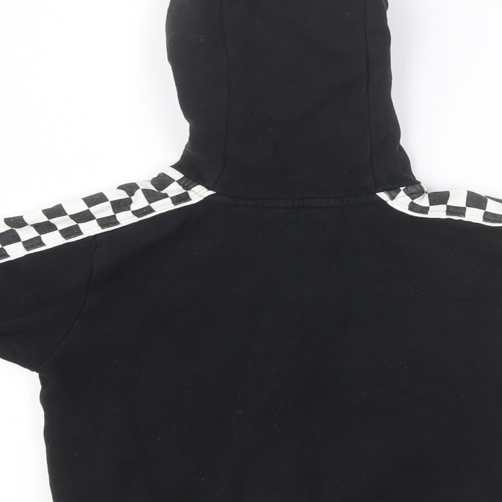 NEXT Boys Black Cotton Full Zip Hoodie Size 3-4 Years Zip