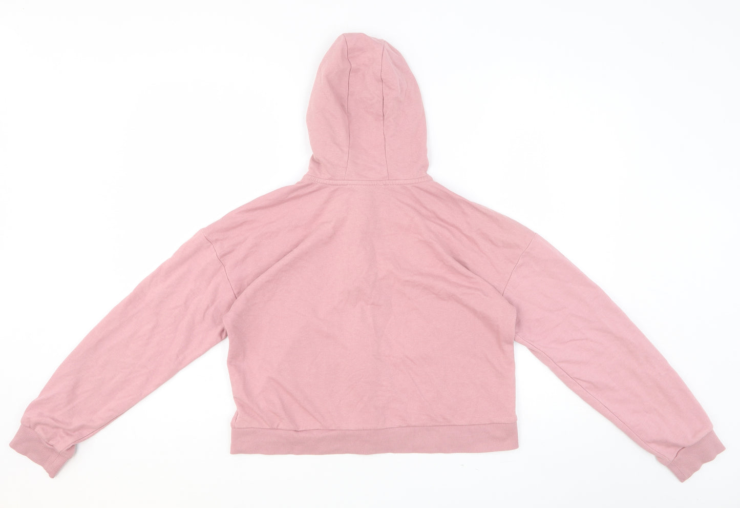 George Girls Pink Cotton Full Zip Hoodie Size 13-14 Years Pullover