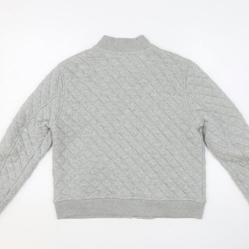 Gap Womens Grey Cotton Full Zip Sweatshirt Size L Zip