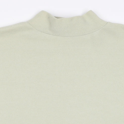 New Look Womens Green Polyester Pullover Sweatshirt Size M Pullover