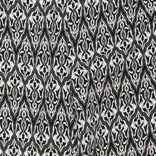 H&M Womens Black Geometric Polyester Windbreaker Trousers Size 8 Regular