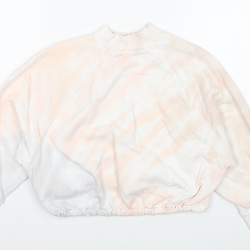 NEXT Girls Multicoloured Cotton Pullover Sweatshirt Size 8 Years Drawstring
