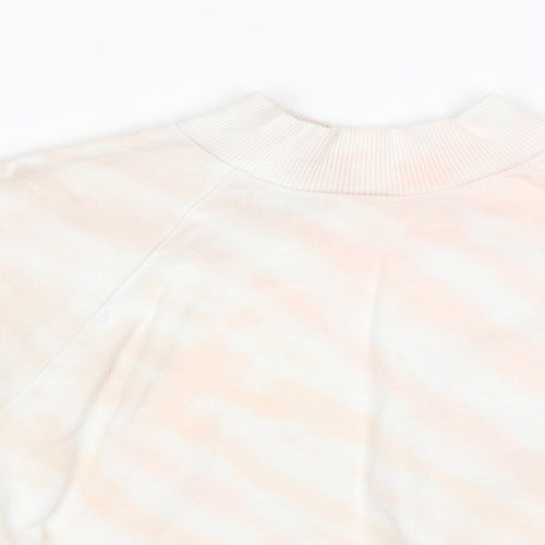 NEXT Girls Multicoloured Cotton Pullover Sweatshirt Size 8 Years Drawstring