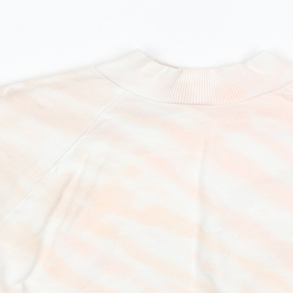 NEXT Girls Multicoloured Cotton Pullover Sweatshirt Size 8 Years Drawstring