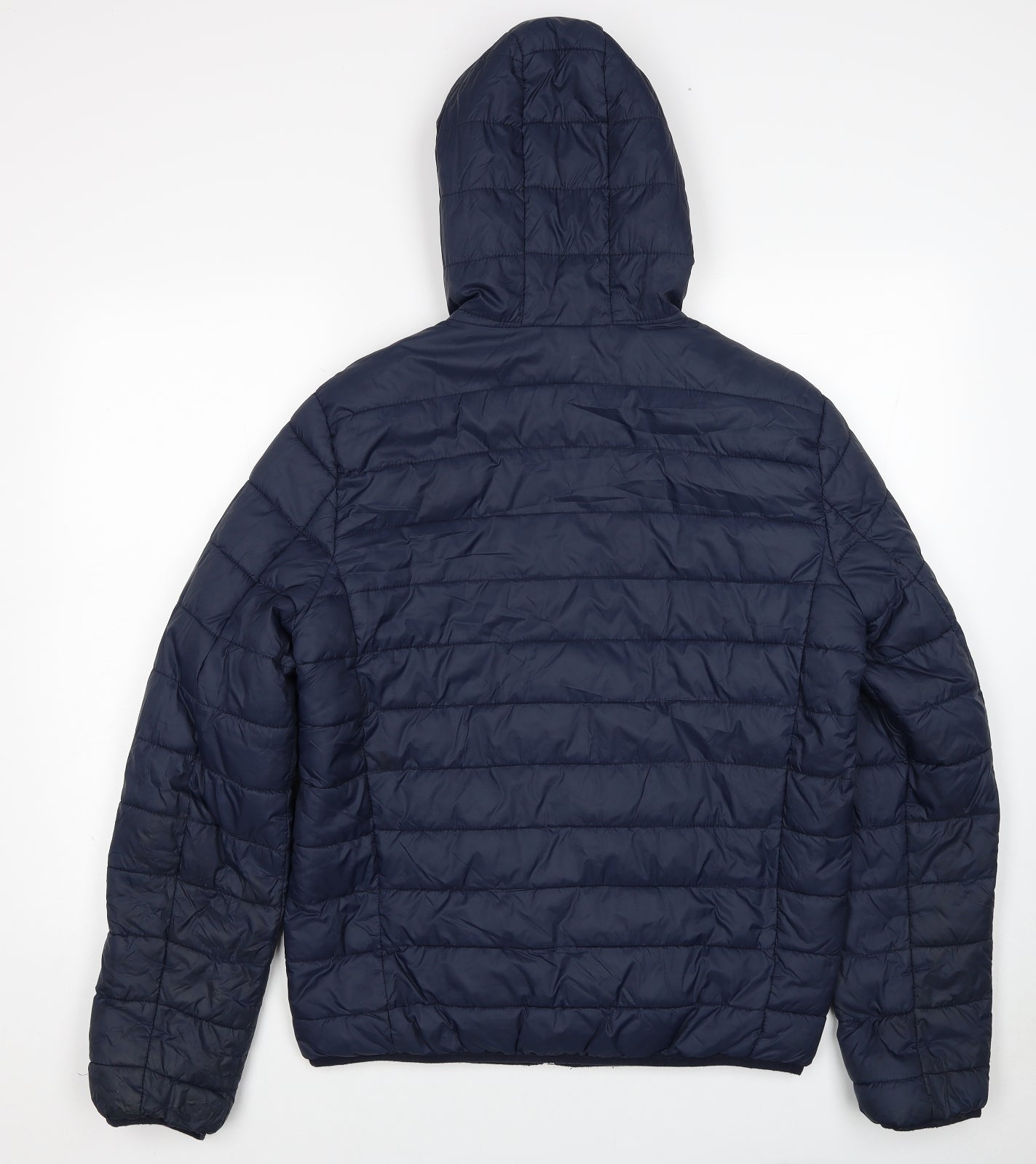 Cedar Wood State Mens Blue Quilted Jacket Size M Zip