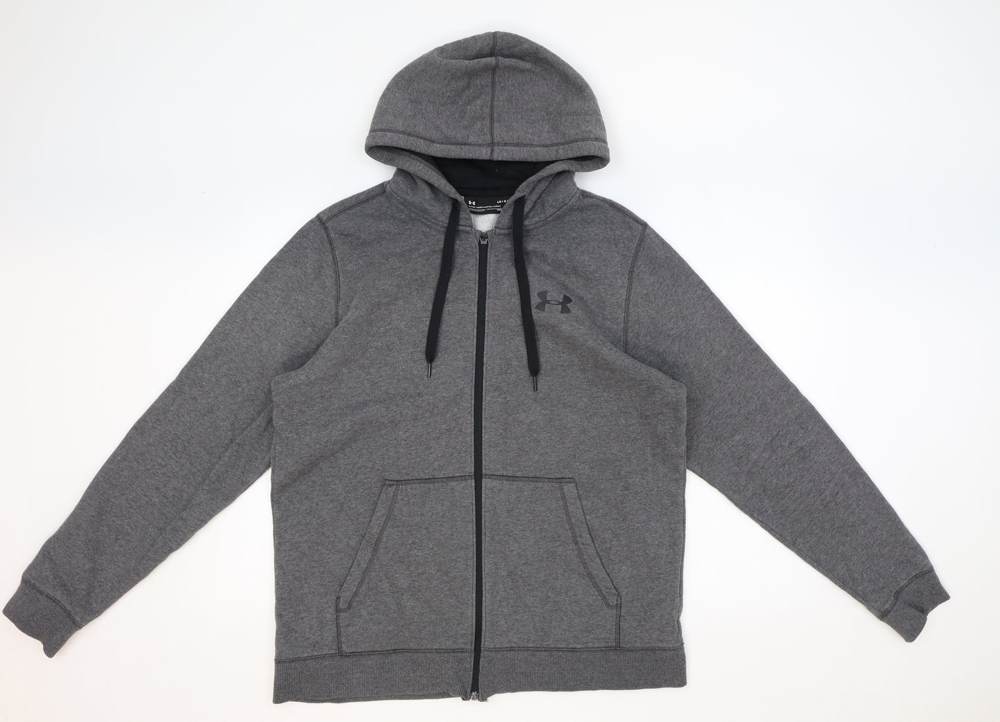 Under armour Mens Grey Jacket Size L Zip