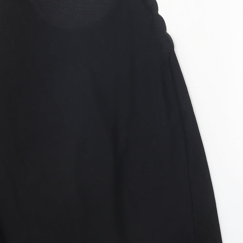 Wallis Womens Black Polyester Basic Tank Size 14 Scoop Neck