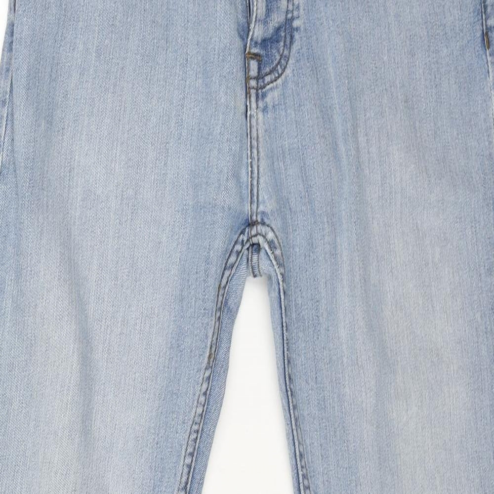 Denim & Co. Mens Blue Cotton Skinny Jeans Size 32 in L34 in Regular Button