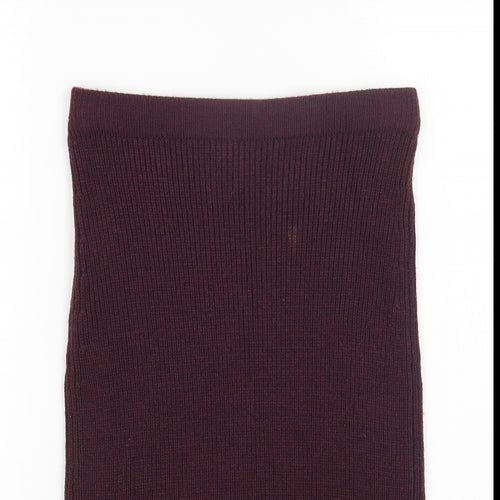 NEXT Womens Purple Acrylic Straight & Pencil Skirt Size 10