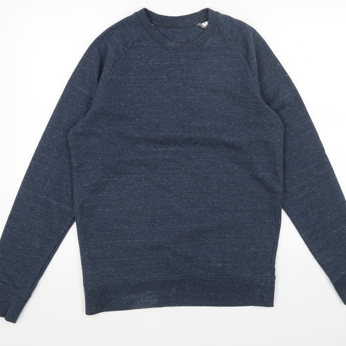Preworn Womens Blue Cotton Pullover Sweatshirt Size M Pullover